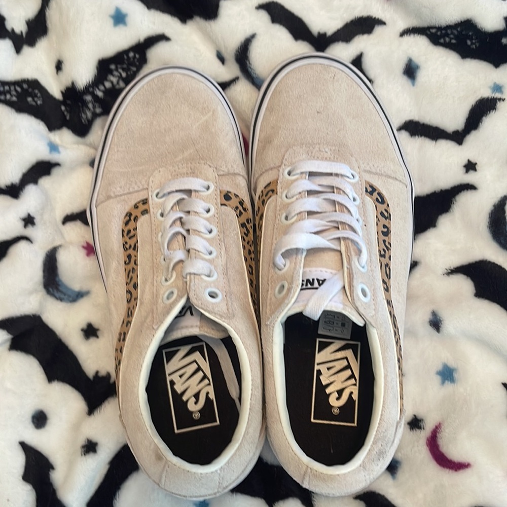 Vans Ward Women's Shoes 7.5, Marshmallow Cheetah - Picture 5 of 7